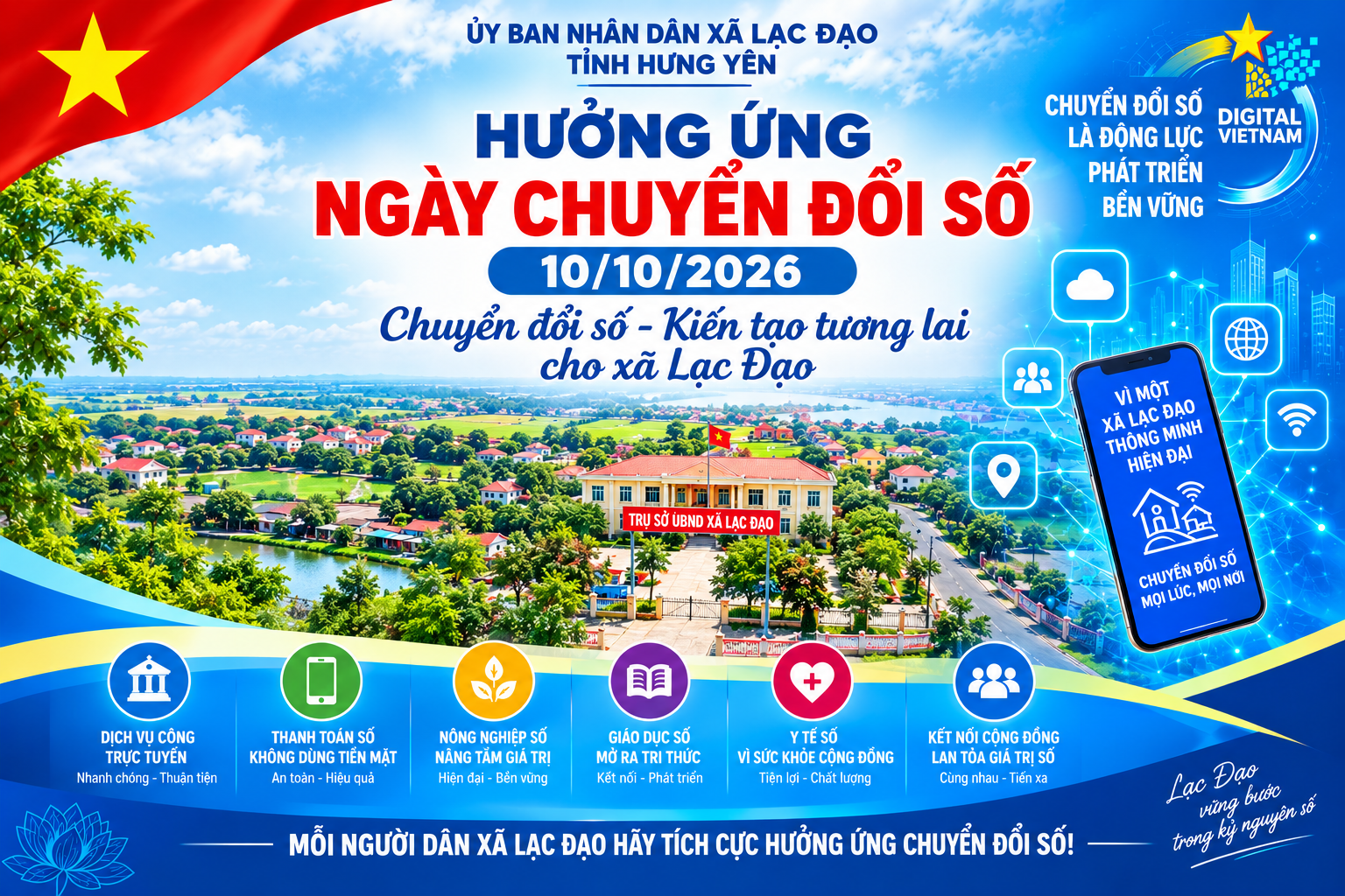 Hưởng ứng Ngày Chuyển đổi số quốc gia năm 2026